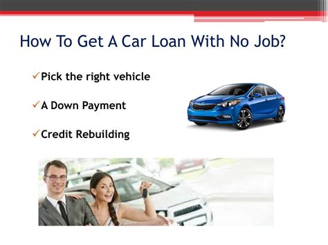Auto Loan Without A Job